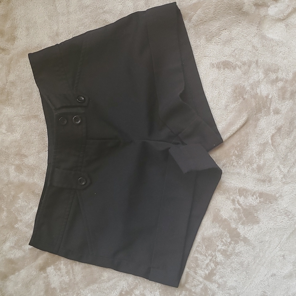 Black dress shorts